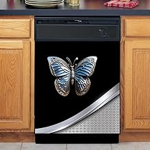 Butterfly Pattern Stainless Steel Kitchen Magnet Cover
