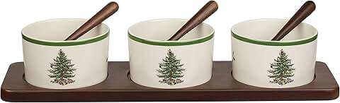 7-Piece Christmas Tree Holiday Serving Dish Set