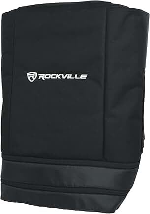 12" PA Speaker Cover with Handles and Rainproof Fabric