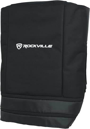 12" PA Speaker Cover with Handles and Rainproof Fabric