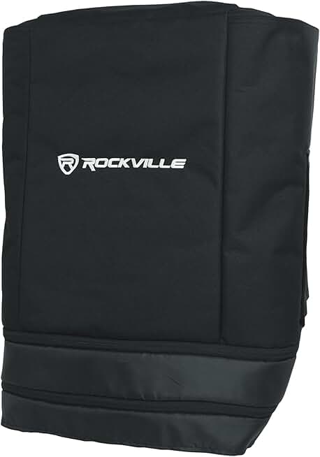 12" PA Speaker Cover with Handles and Rainproof Fabric