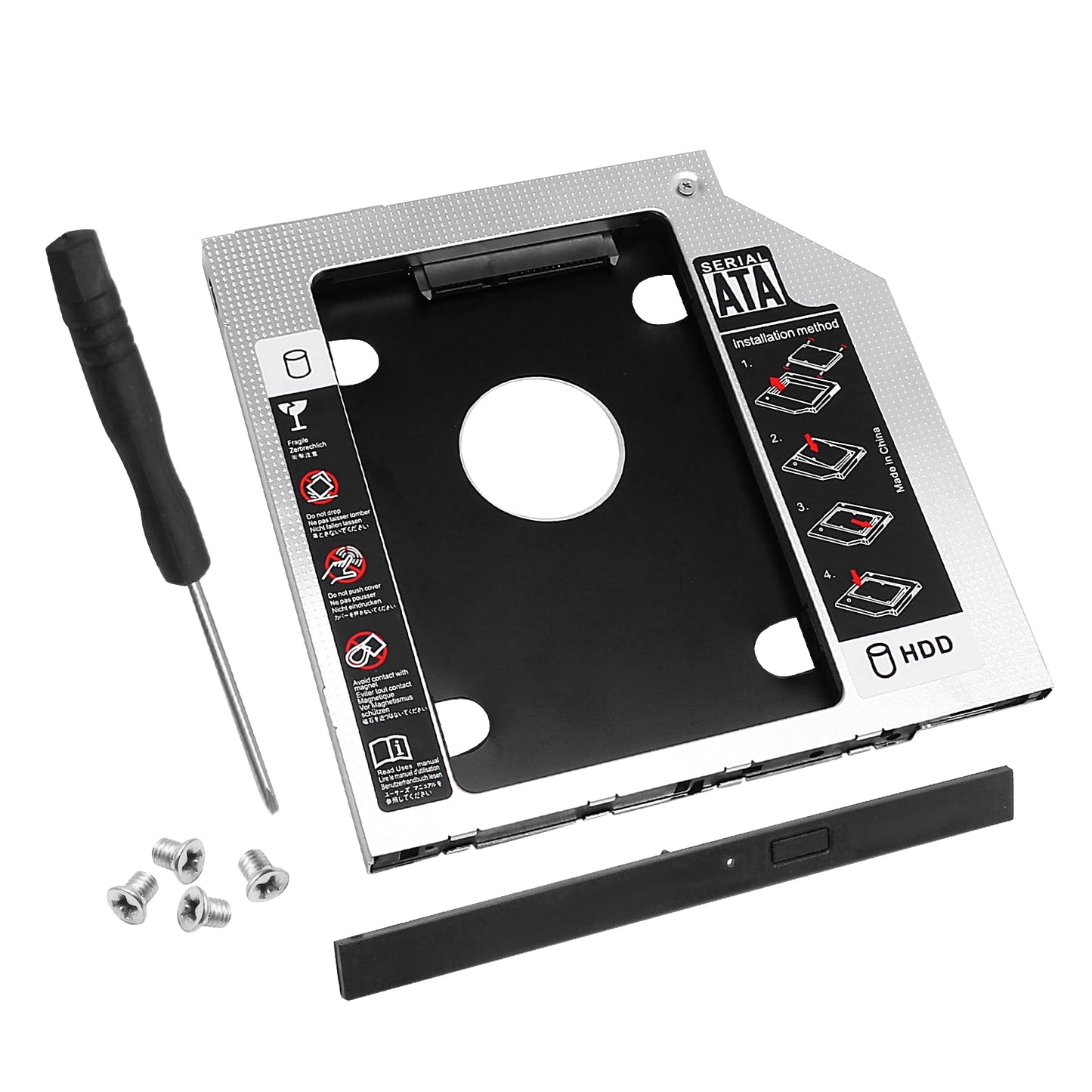 9.5mm SATA Hard Drive Caddy for 2.5" Drives