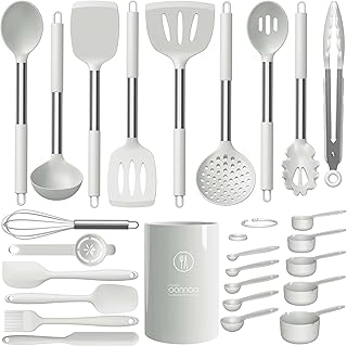 18-Piece Heat-Resistant Silicone Kitchen Utensil Set