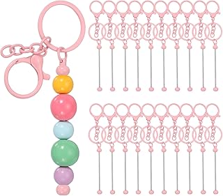 Beadable Metal Keychain Making Kit