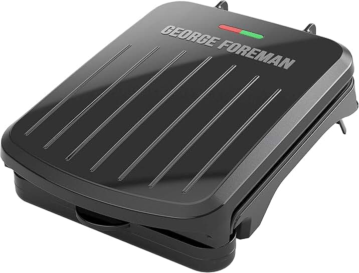 Indoor electric grill and panini press