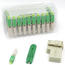 100pcs SC APC Fiber Optic Quick Connectors with Cutting Tools