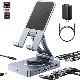 11-in-1 USB C Docking Station with 4K HDMI and SD Card Reader