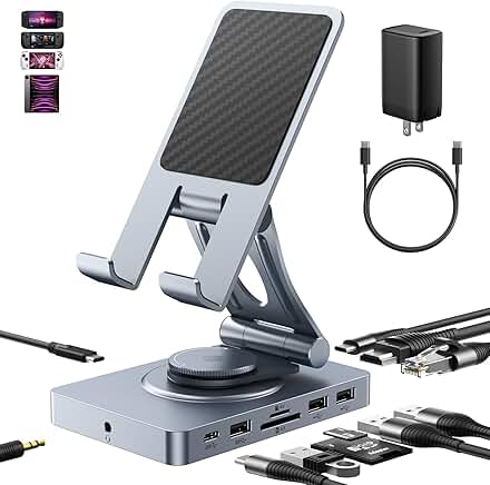 11-in-1 USB C Docking Station with 4K HDMI and SD Card Reader