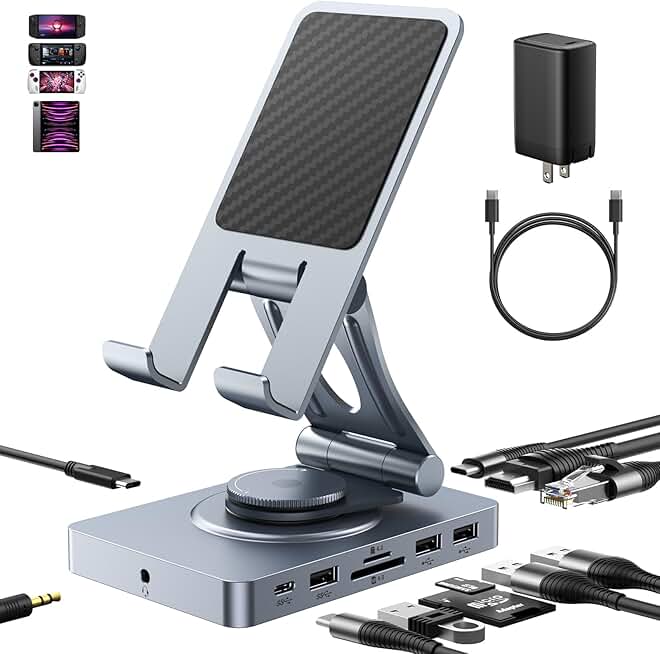 11-in-1 USB C Docking Station with 4K HDMI and SD Card Reader