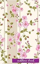 Floral Address Book for Contacts and Birthdays