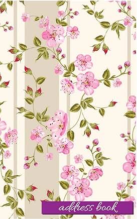 Floral Address Book for Contacts and Birthdays