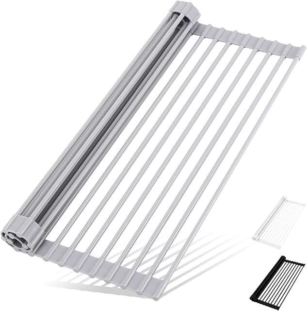 Foldable Over-Sink Dish Drying Rack, 20.5" x 13"