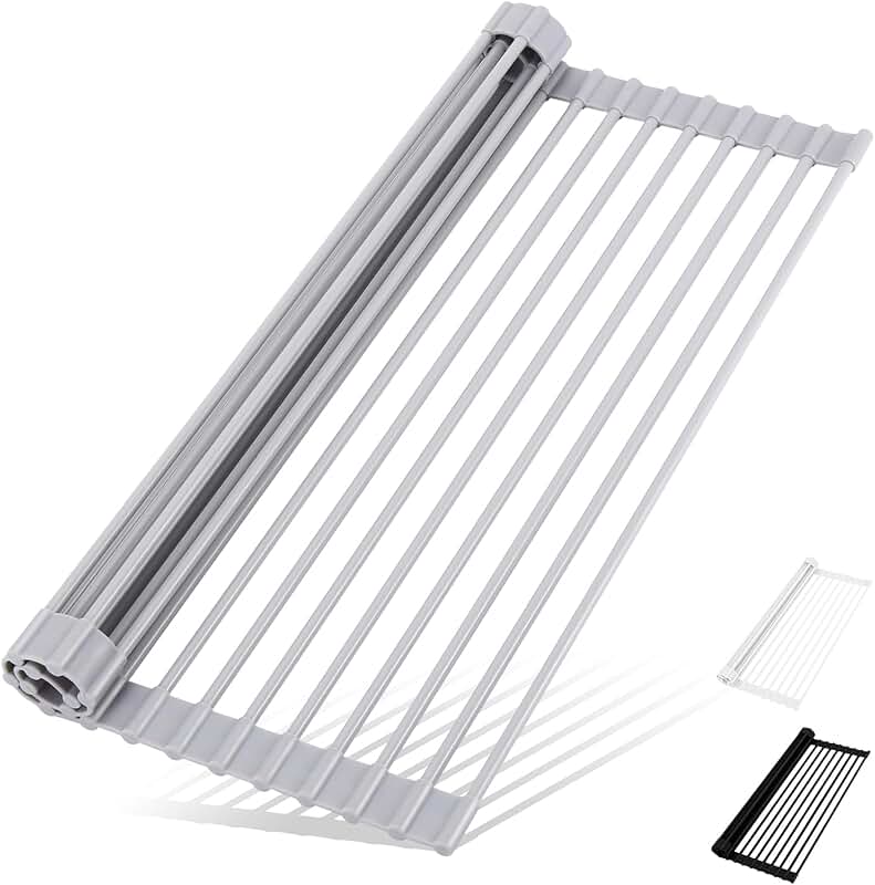 Foldable Over-Sink Dish Drying Rack, 20.5" x 13"
