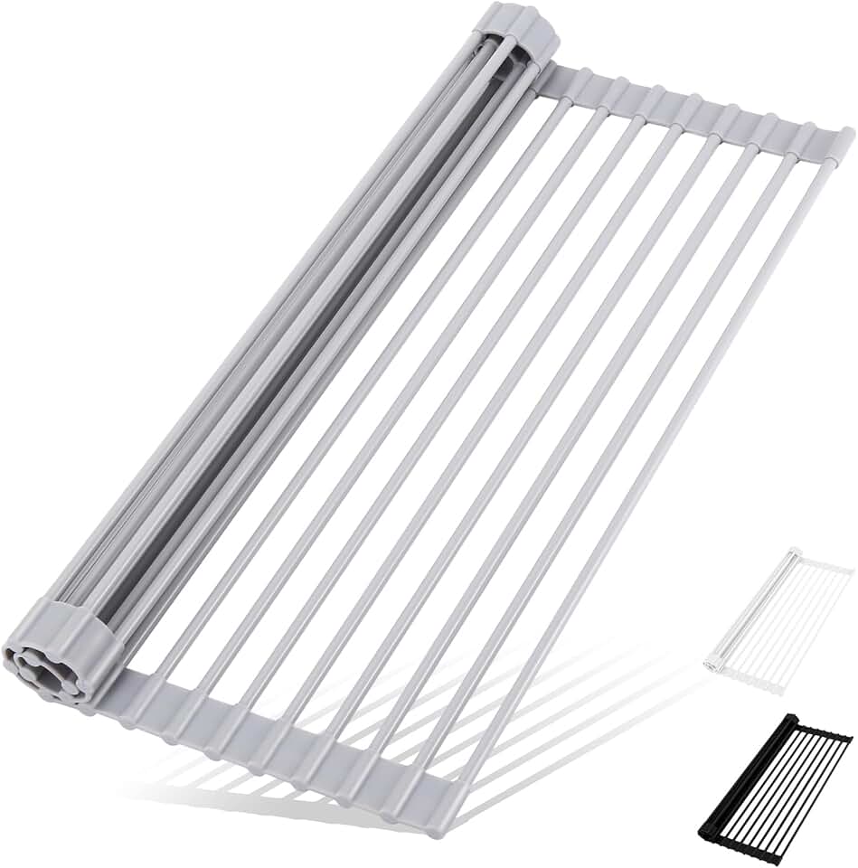 Foldable Over-Sink Dish Drying Rack, 20.5" x 13"