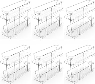 6-Pack Narrow Under Sink Storage Organizers