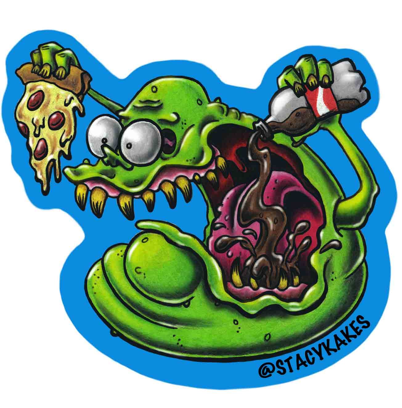 Slimer Decal for Cars and Laptops