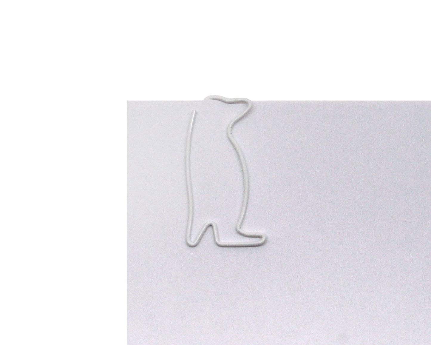 Penguin-Shaped Silver Paper Clips in Tin, 100 Count