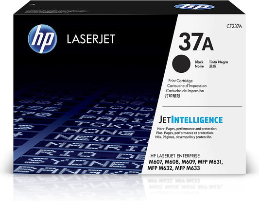 37A Black Toner Cartridge for LaserJet Enterprise M607 M608 M609 MFP M631 M632 M633