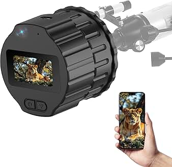 Wireless WiFi Eyepiece Camera with 1.5" Display and 1080P Video