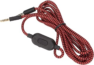 2m/6.5ft 3.5mm Headphone Cable with Mic and Volume Control