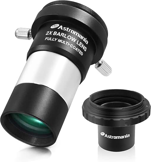 T-Ring Set for Nikon Cameras with 2X Barlow Lens