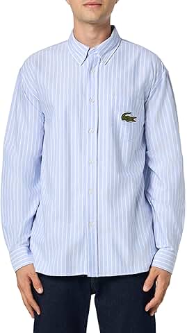 Men's Long Sleeve Croc Woven Shirt