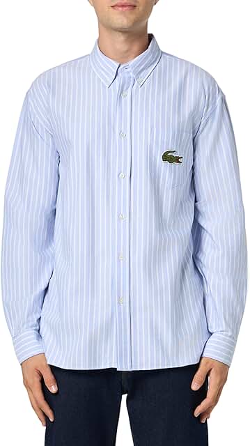 Men's Long Sleeve Croc Woven Shirt