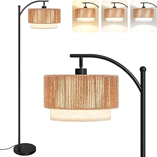 Floor Lamp with Adjustable Shades and 3 Color Temperatures
