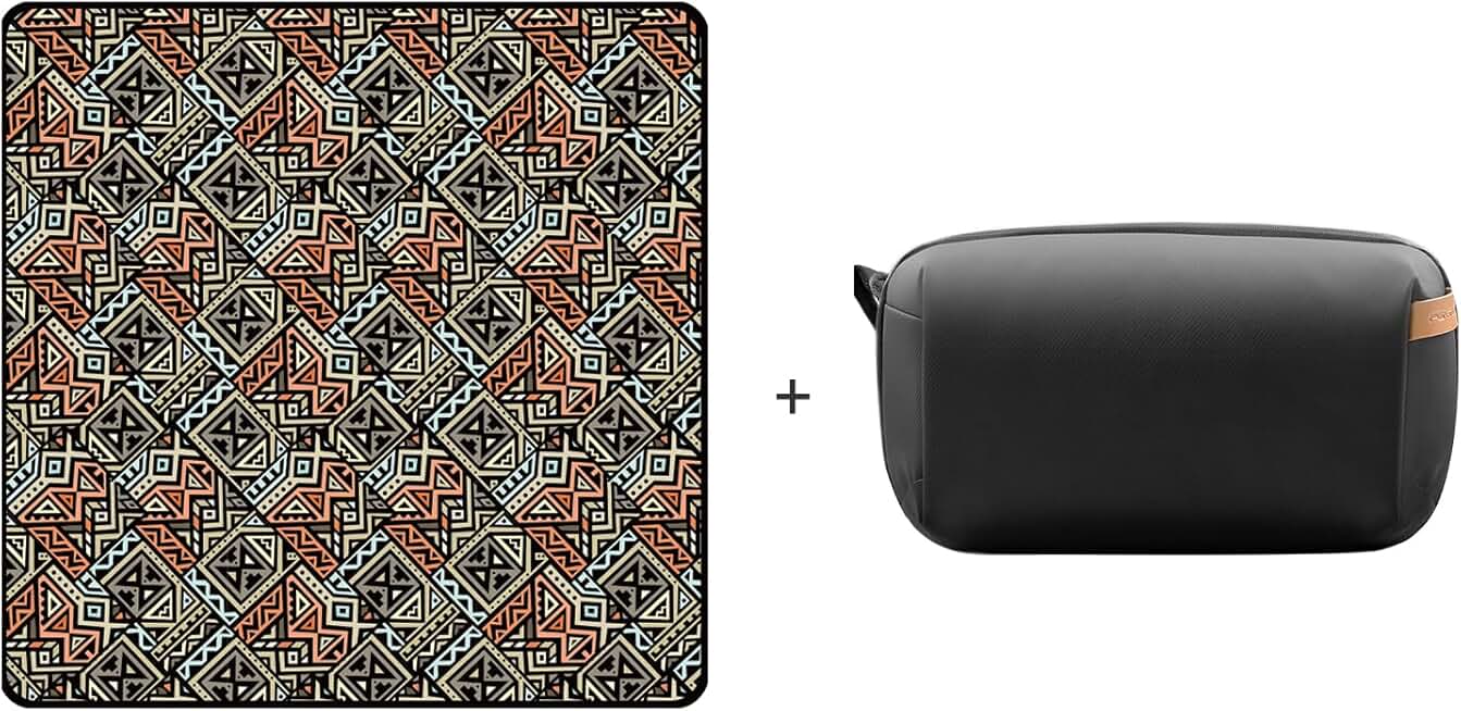 Black Protective Lens Wrap and Organizer Bag