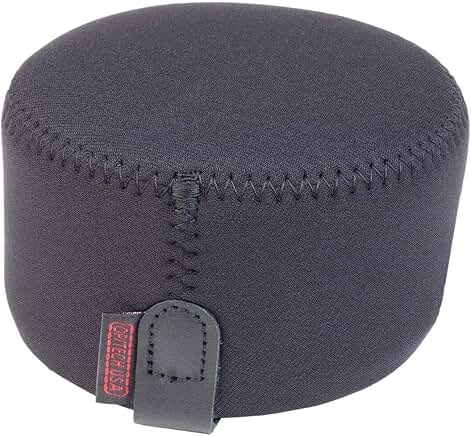 Medium Black Neoprene Lens Hood and Cap