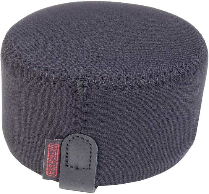 Medium Black Neoprene Lens Hood and Cap