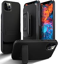Heavy Duty Slim iPhone 13 Pro Max Case with Belt Clip