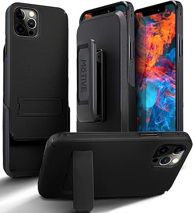 Heavy Duty Slim iPhone 13 Pro Max Case with Belt Clip