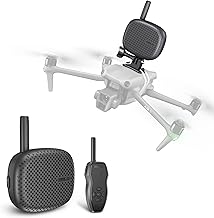 Portable drone microphone with long-distance sound