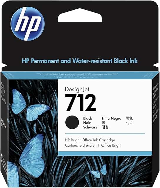 Black ink cartridge for large format printers