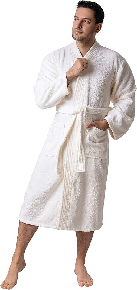 Organic Turkish Cotton Men’s Bathrobe