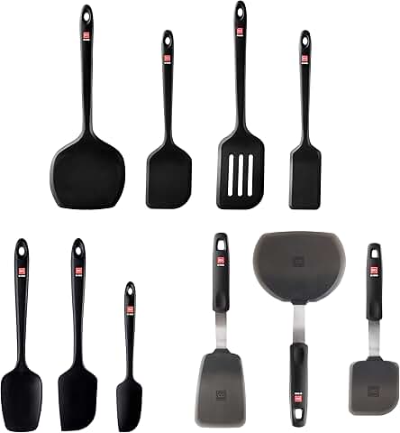 10-Piece Heat-Resistant Silicone Kitchen Utensil Set