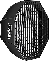 Umbrella Octagon Softbox with Honeycomb Grid for Speedlight