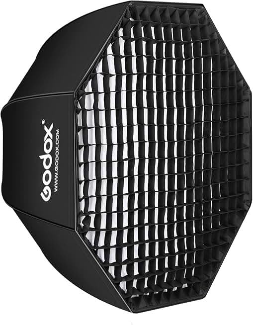 Umbrella Octagon Softbox with Honeycomb Grid for Speedlight