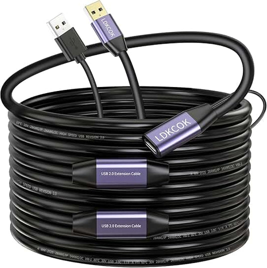 75ft USB 2.0 Type A male to female active extension cable