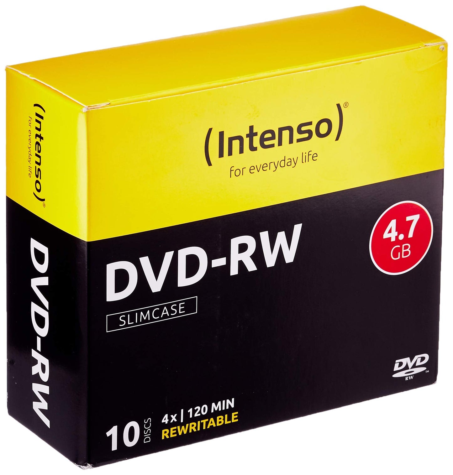 DVD-RW 4.7 GB Slim case 10 pcs [INT-4201632]