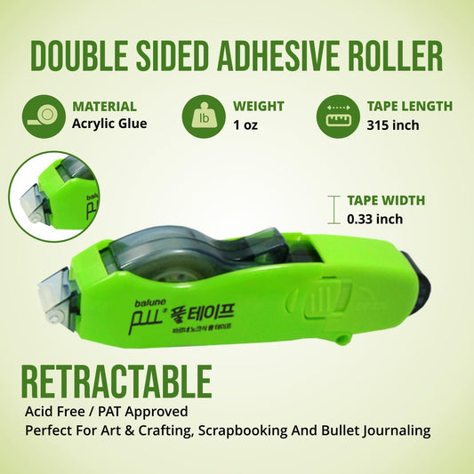 Scrapbooking Double Sided Adhesive Rollers 5-Pack