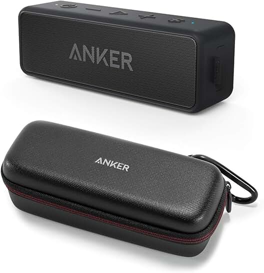 Bluetooth speaker with travel case
