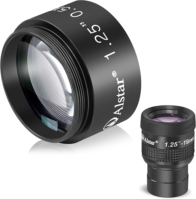 Flat Field 19mm Telescope Eyepiece with Reducer Bundle
