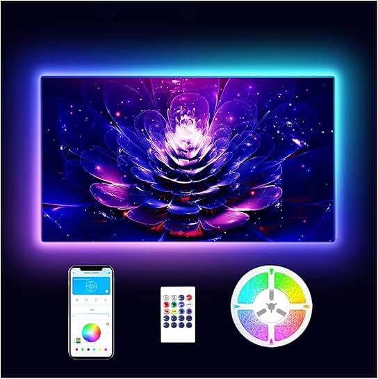 LED Backlight for 65-Inch TV with Remote and Bluetooth