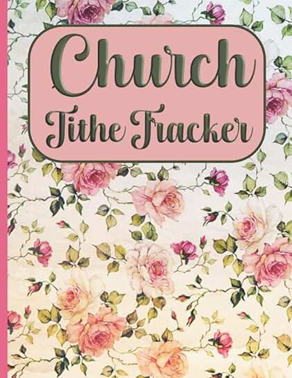 Large Print Church Tithe Log Tracker
