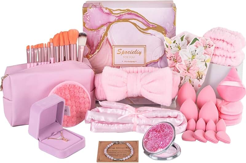 Trendy Gift Set for Teen Girls with Makeup and Skincare