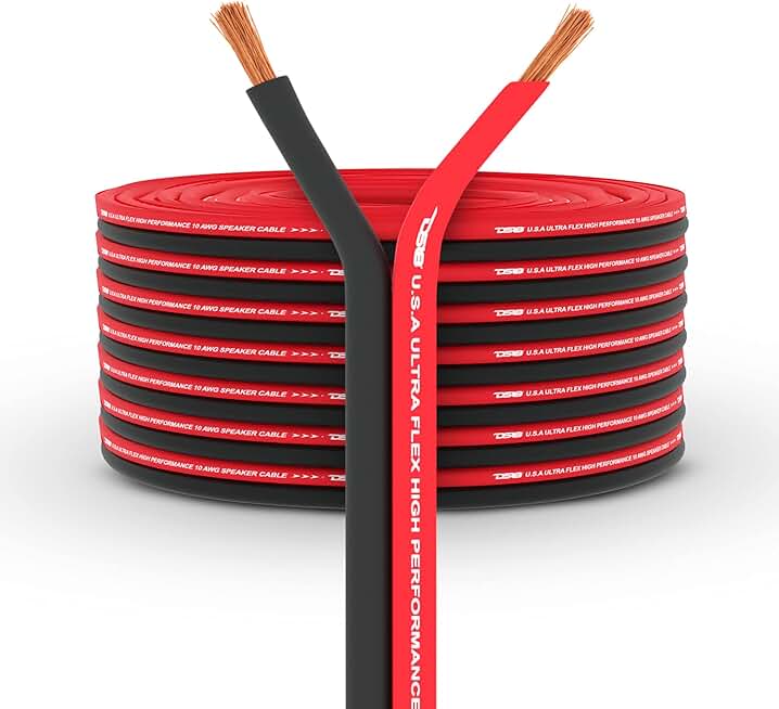 100 ft Red and Black Ultra Flex Speaker Wire