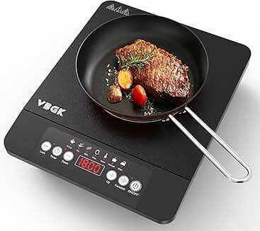 Single Burner Induction Cooktop with Touch Control