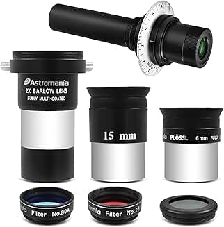 Polar Alignment Scope with Accessory Kit and Fully-Coated Eyepieces